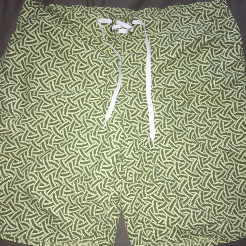 Green swimsuit